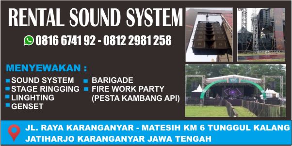 RENTAL SOUND SYSTEM DI SOLO RAYA JAWA 