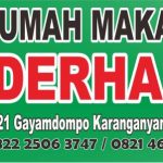 RUMAH MAKAN SEDERHANA MASAKAN JAWA DI KARANGANYAR JAWA TENGAH