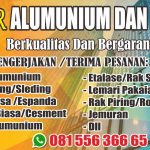 POJUR BENGKEL KUSEN ALUMUNIUM DI MALANG RAYA JAWA TIMUR