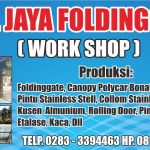 TEGAL JAYA BENGKEL FOLDING GATE DAN KONTRUKSI BAJA DI TEGAL JAWA TENGAH