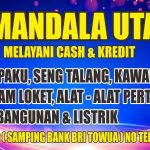 UD.MANDALA UTAMA TOKO BAHAN BANGUNAN PALU SULAWESI TENGAH