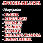 ANUGRAH JAYA JASA PAGAR KANOPI DI JAMBI