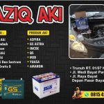 Toko aki Murah Di Klaten Jawa Tengan Raziq Aki
